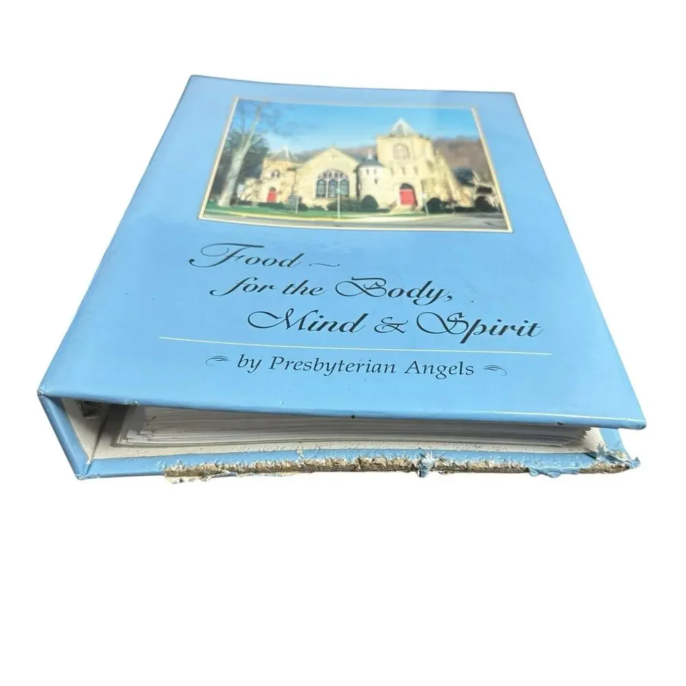Vtg Church‎ Cookbook Food For the Body Mind & Spirit Presbyterian Wellsboro PA
